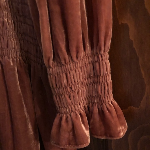 ❌SOLD❌NWT LOVESHACKFANCY Velvet Dress - Picture 12 of 14